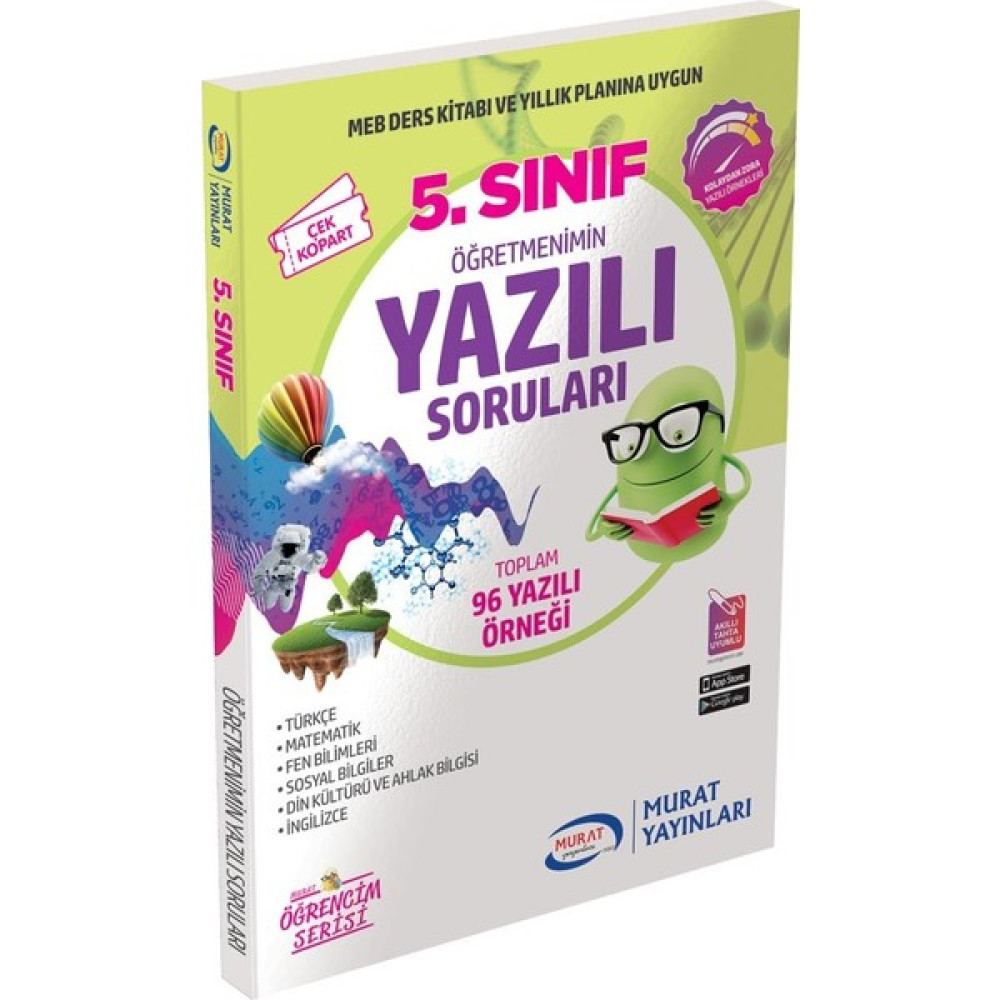 Murat Yayınları 5. Sınıf Öğretmenimin Yazılı Soruları Tüm Dersler Fiyatı