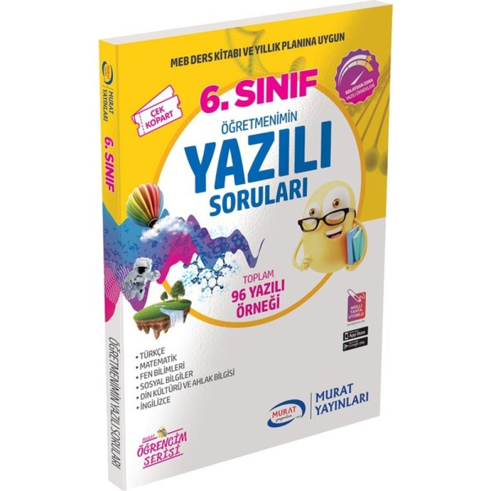 Murat Yayınları 6. Sınıf Öğretmenimin Yazılı Soruları Tüm Dersler Fiyatı