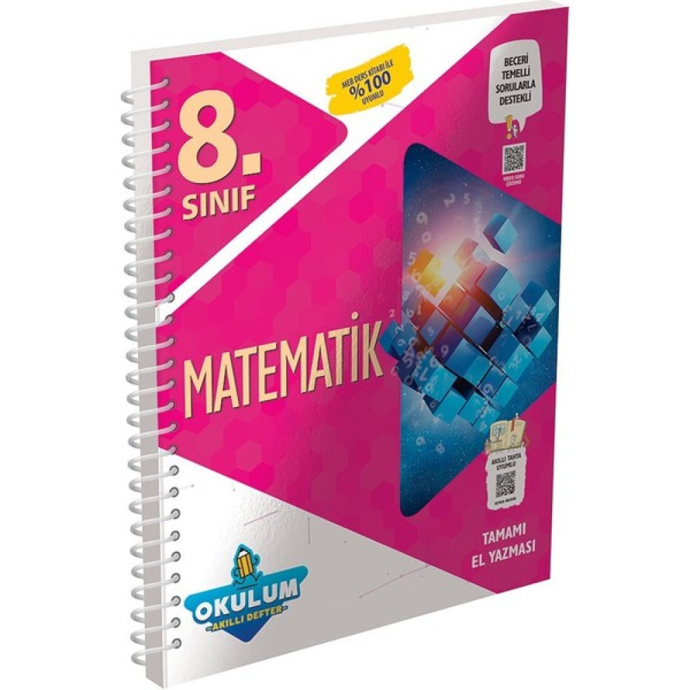 Murat Yayınları 8.Sınıf Matematik Okulum Akıllı Defter Kaynak Kitapları Fiyatı