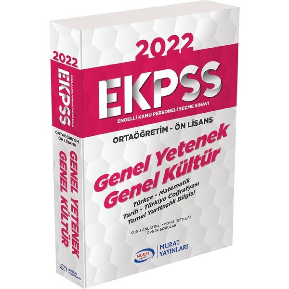 Murat Yayınları EKPSS Ortaöğretim - Önlisans Kaynak Kitapları Fiyatı
