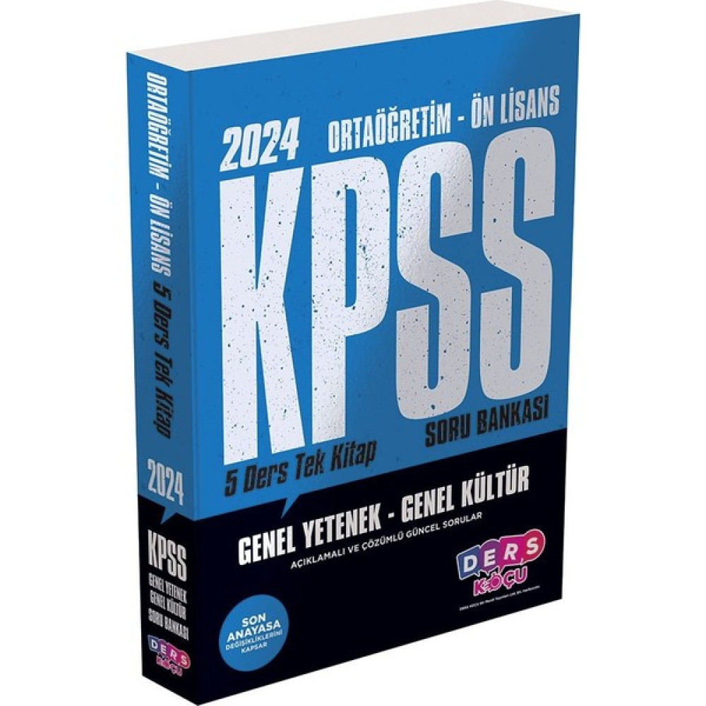 Murat Yayınları KPSS Ortaöğretim - Önlisans 5 Ders Tek Kitap Soru Bankası Kaynak Kitapları Fiyatı