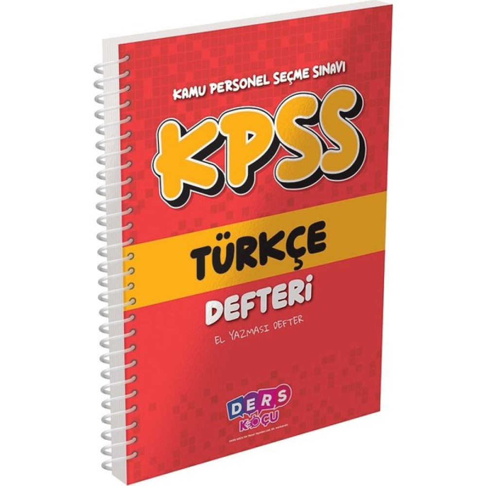 Murat Yayınları KPSS Türkçe Defteri Kaynak Kitapları Fiyatı