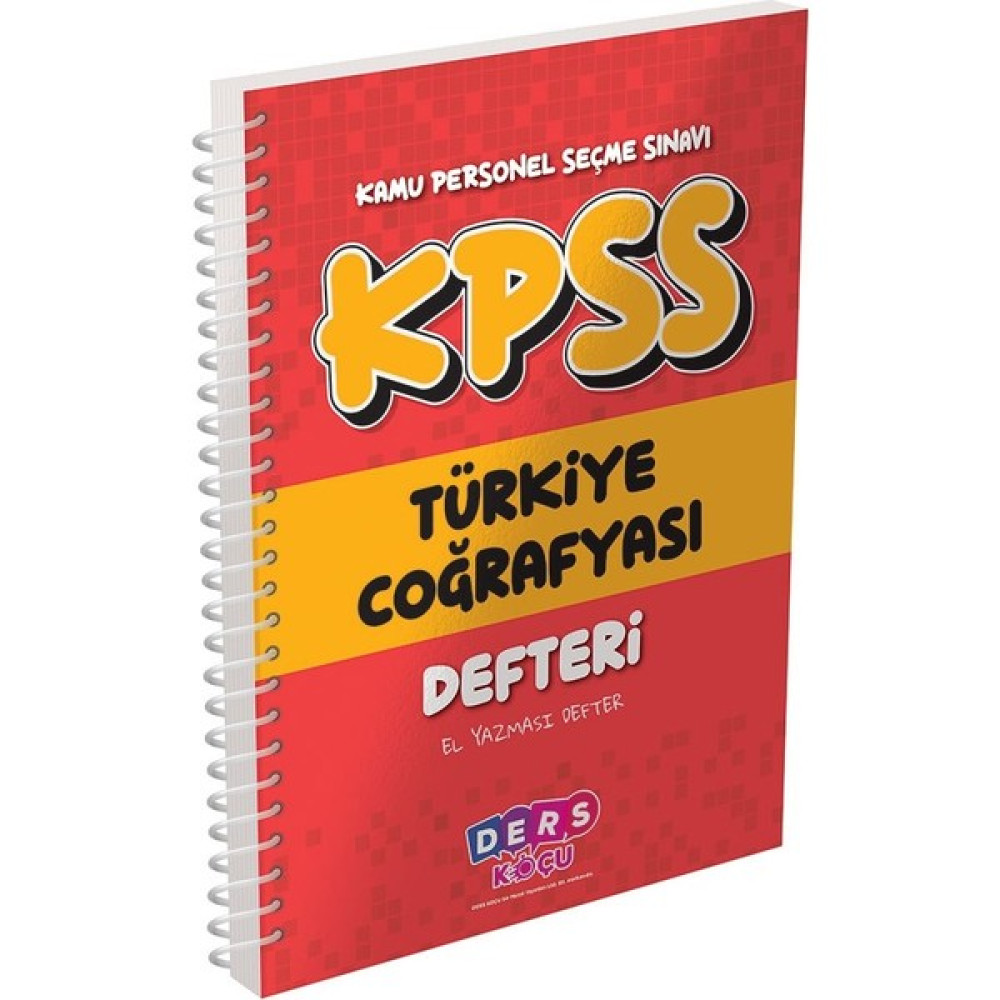 Murat Yayınları KPSS Türkiye Coğrafyası Defteri Kaynak Kitapları Fiyatı