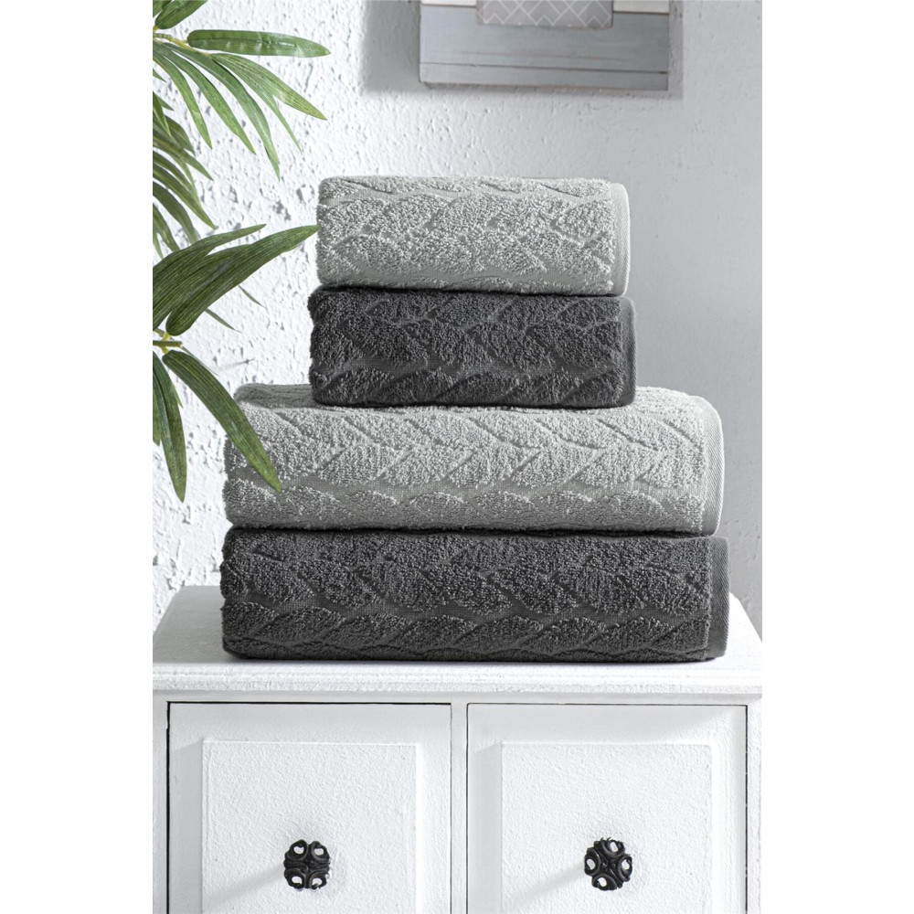 Mürdüm Home 4lü Banyo Havlu Seti Hamam Takımı 100% Pamuk Banyo Havlusu Fiyatı