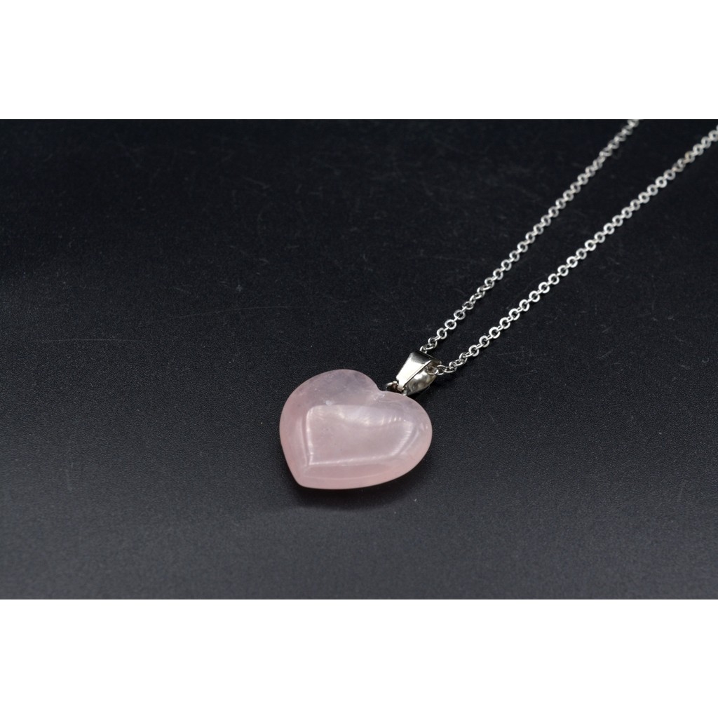 Murty99 Hakiki Doğal Kalp Pembe Kuvars Kolye Ucu 1.kalite 001 Diğer Fiyatı