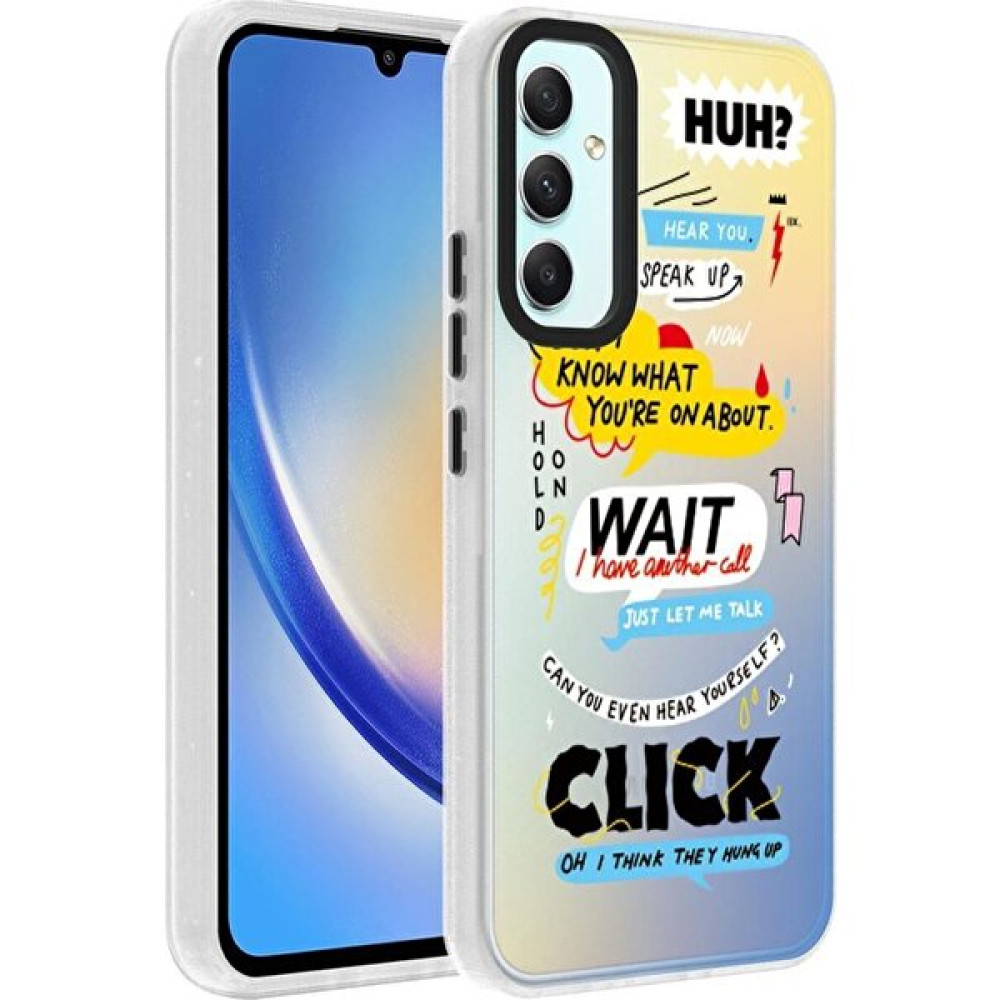 Musal Galaxy A34 Kılıf Desenli Kamera Çerçeveli Sert Dragon Kapak Kelimeler Cep Telefonu Kılıfı Fiyatı