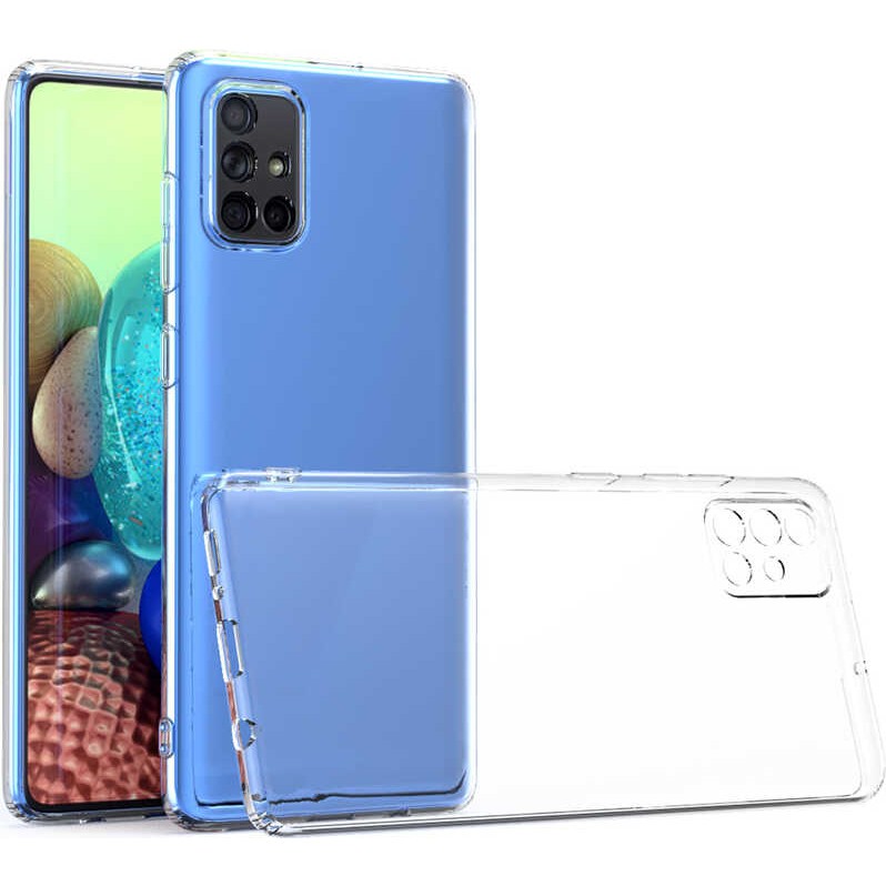 Musal Galaxy A71 Kılıf Ince ve Esnek Şeffaf Süper Silikon Cep Telefonu Kılıfı Fiyatı