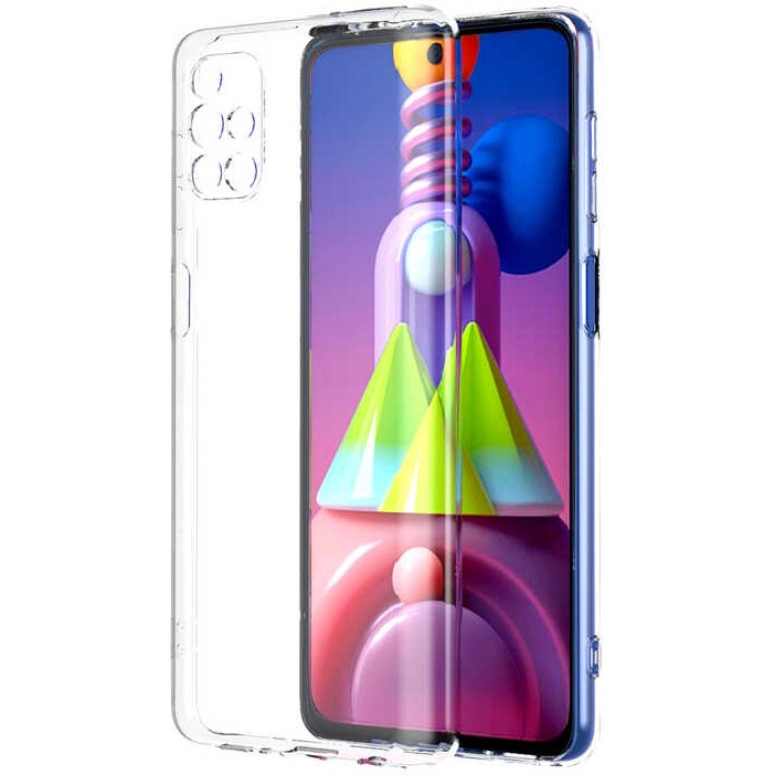 Musal Galaxy M31S Kılıf Ince ve Esnek Şeffaf Süper Silikon Cep Telefonu Kılıfı Fiyatı
