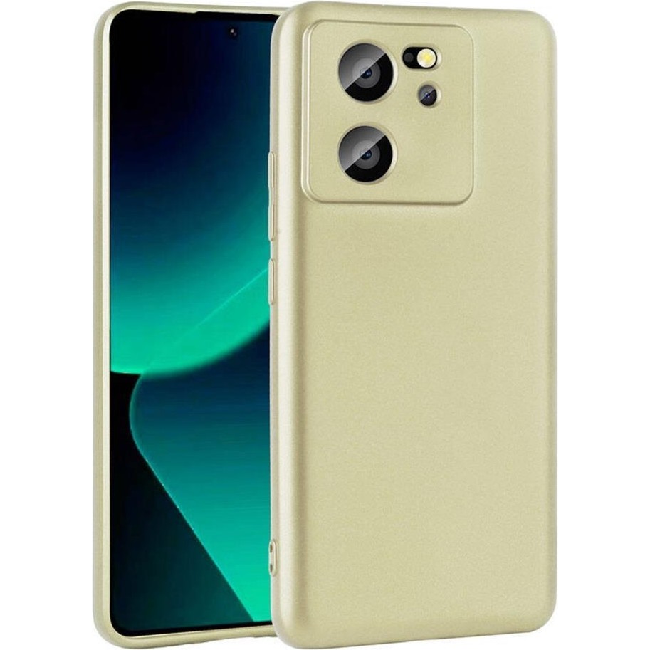 Musal Xiaomi Mi 13T Kılıf Kamera Çıkıntılı Soft Silikon - Gold Cep Telefonu Kılıfı Fiyatı