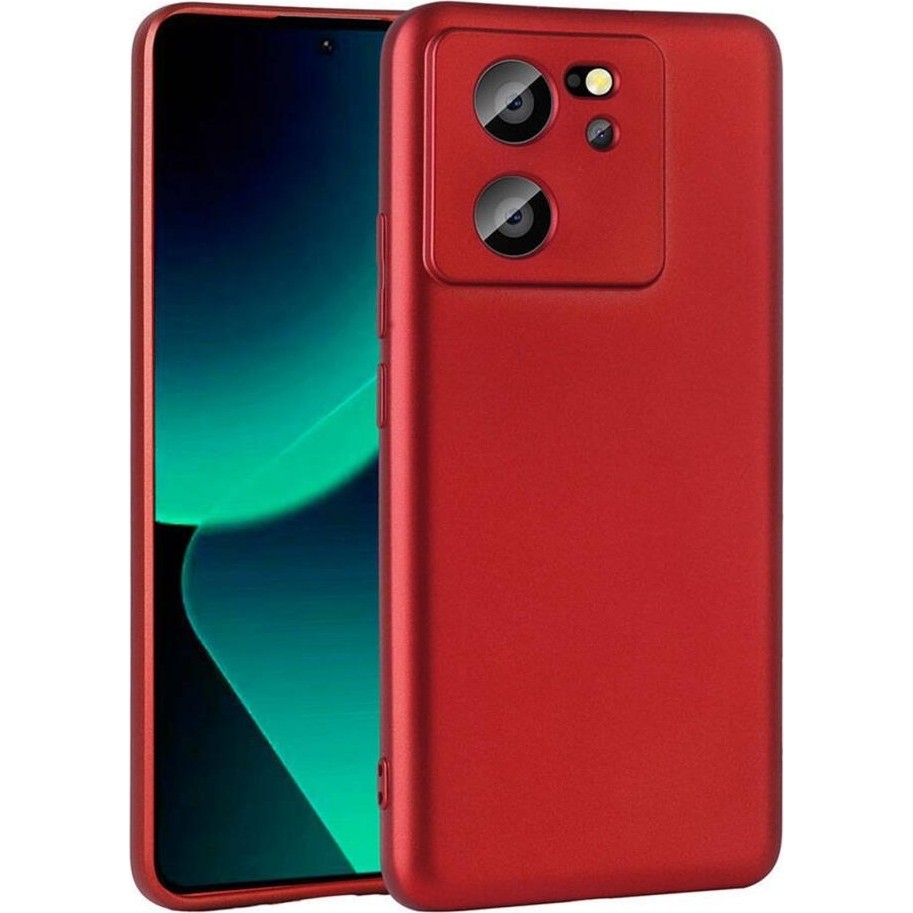 Musal Xiaomi Mi 13T Kılıf Kamera Çıkıntılı Soft Silikon - Kırmızı Cep Telefonu Kılıfı Fiyatı