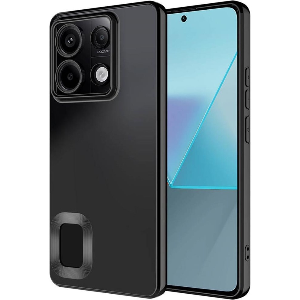 Musal Xiaomi Redmi Note 13 Pro 5g Kılıf Köşeleri Renkli Şeffaf Kamera Korumalı Silikon Luxury Kapak - Siyah Cep Telefonu Kılıfı Fiyatı