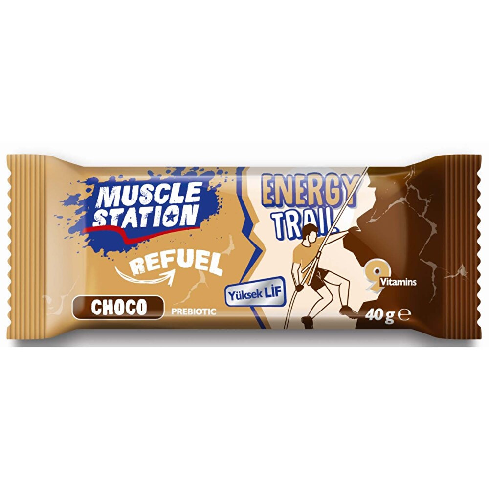 Muscle Station Energy Trail Choco Yüksek Lif 40 g Diğer Fiyatı