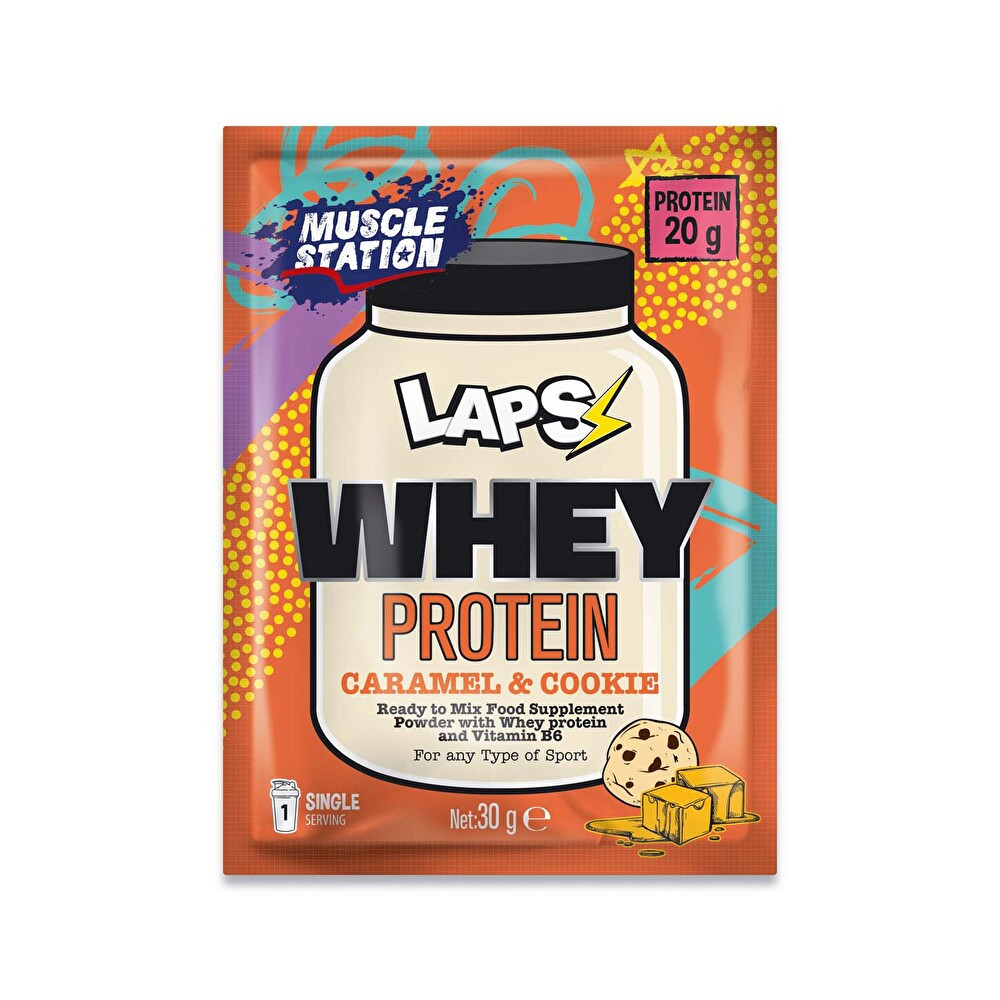 Muscle Station Laps Whey Karamelli Protein 30 g Diğer Fiyatı
