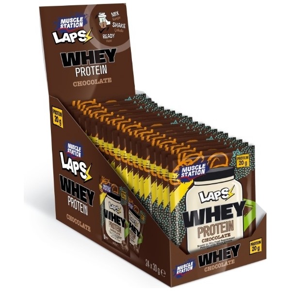 Muscle Station Muscle Station Muscle Station Laps Protein Choco 720 GR Çikolatalı İçerik ile Kas Gelişimini Destekler Diğer Fiyatı
