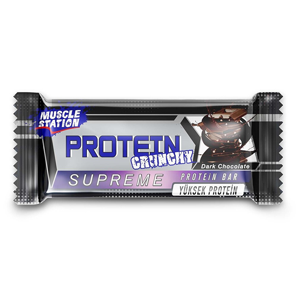 Muscle Station Protein Crunchy Dark 40g Granola ve Bar Fiyatı