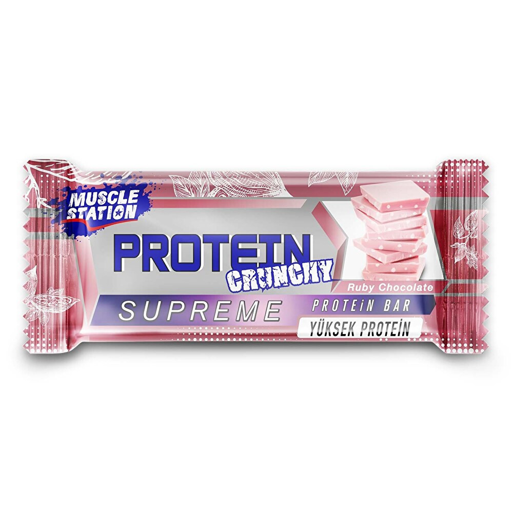 Muscle Station Protein Crunchy Ruby 40g Granola ve Bar Fiyatı