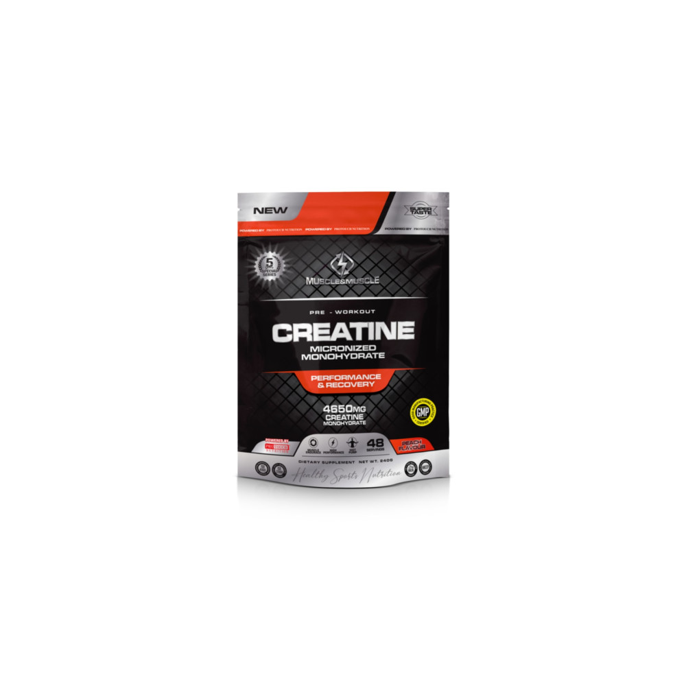 muscle&muscle Micronised Creatine Monohydrate 240 gr Seftali Aromalı Sporcu Besinleri Fiyatı