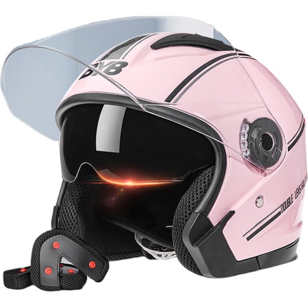 Musen Digital Güneşlikli Kapalı Motosiklet Kaskı (Yurt Dışından) - Pembe - M Motorsiklet Kaskları Fiyatı