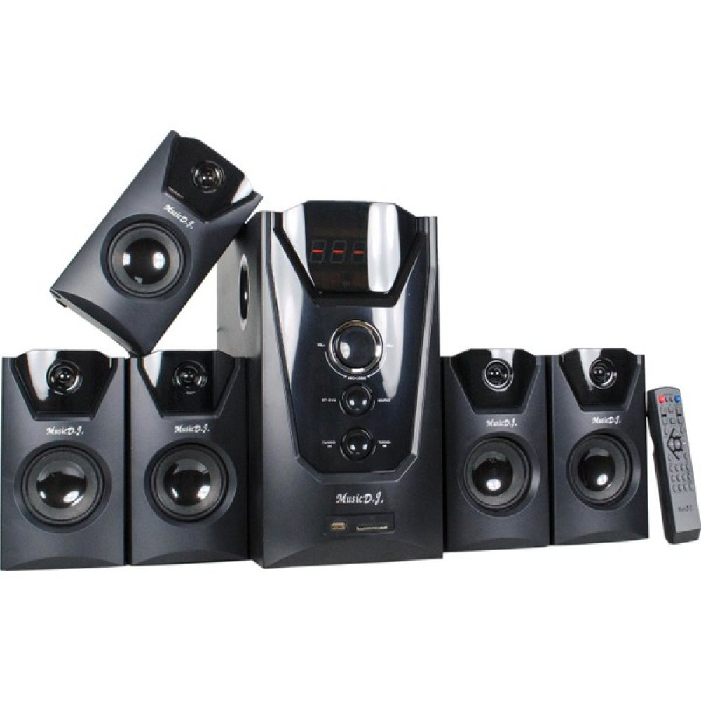Music D.J MD-9500BT 5.1 Bluetooth Surround Hoparlör Sistemi Ev Sinema Receiverları Fiyatı