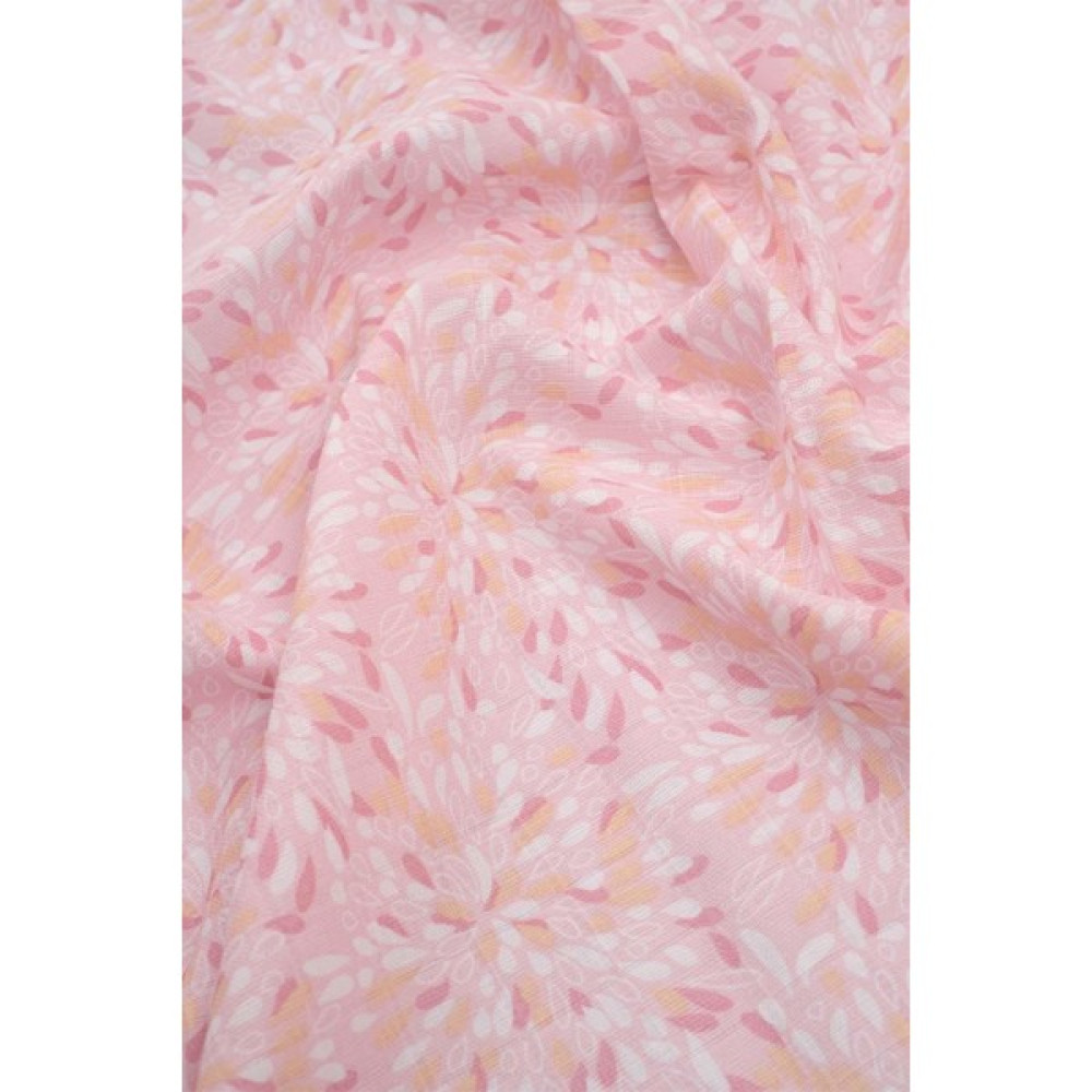 Müslin Örtü 120x120 cm Müslin Ebruli Yavruağzı - 120 x 120 cm - Pudra Hamilelik ve Emzirme Fiyatı