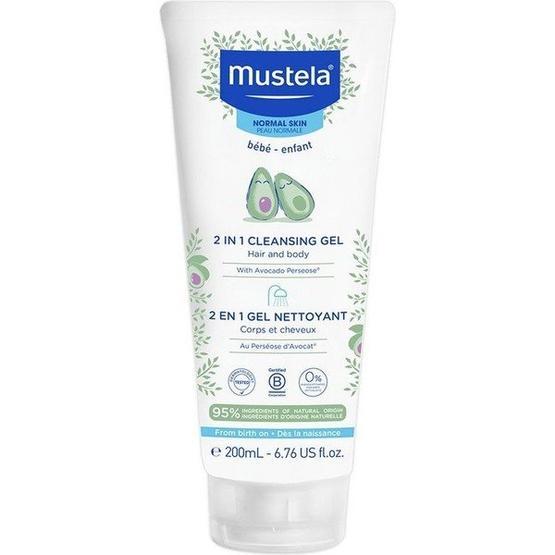 Mustela 2'si 1 Arada Bebek Saç ve Vücut Şampuanı 200 ml