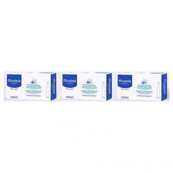 Mustela 3 Adet Serum Fi̇zyoloji̇k 20'li 5 ml Burun Damlası Burun Aspiratörü Fiyatı