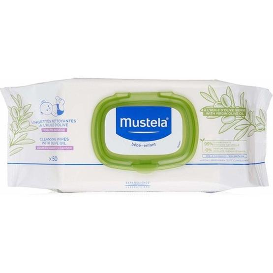 Mustela 50'li Zeytinyağlı Alt Değiştirme Mendili