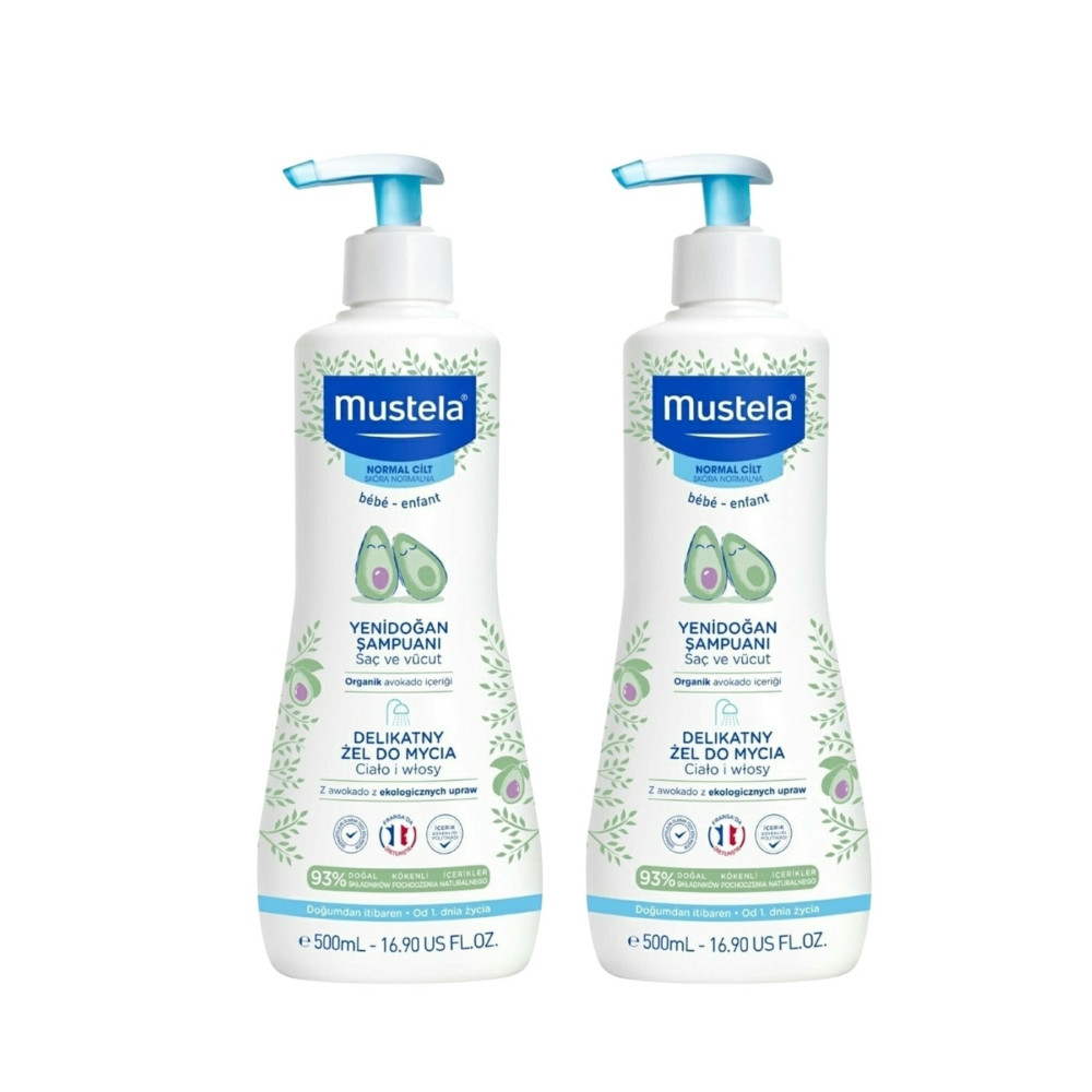 Mustela Gentle Cleansing Gel Yenidoğan Şampuanı 500 Ml X 2 Adet Bebek Şampuanı Fiyatı