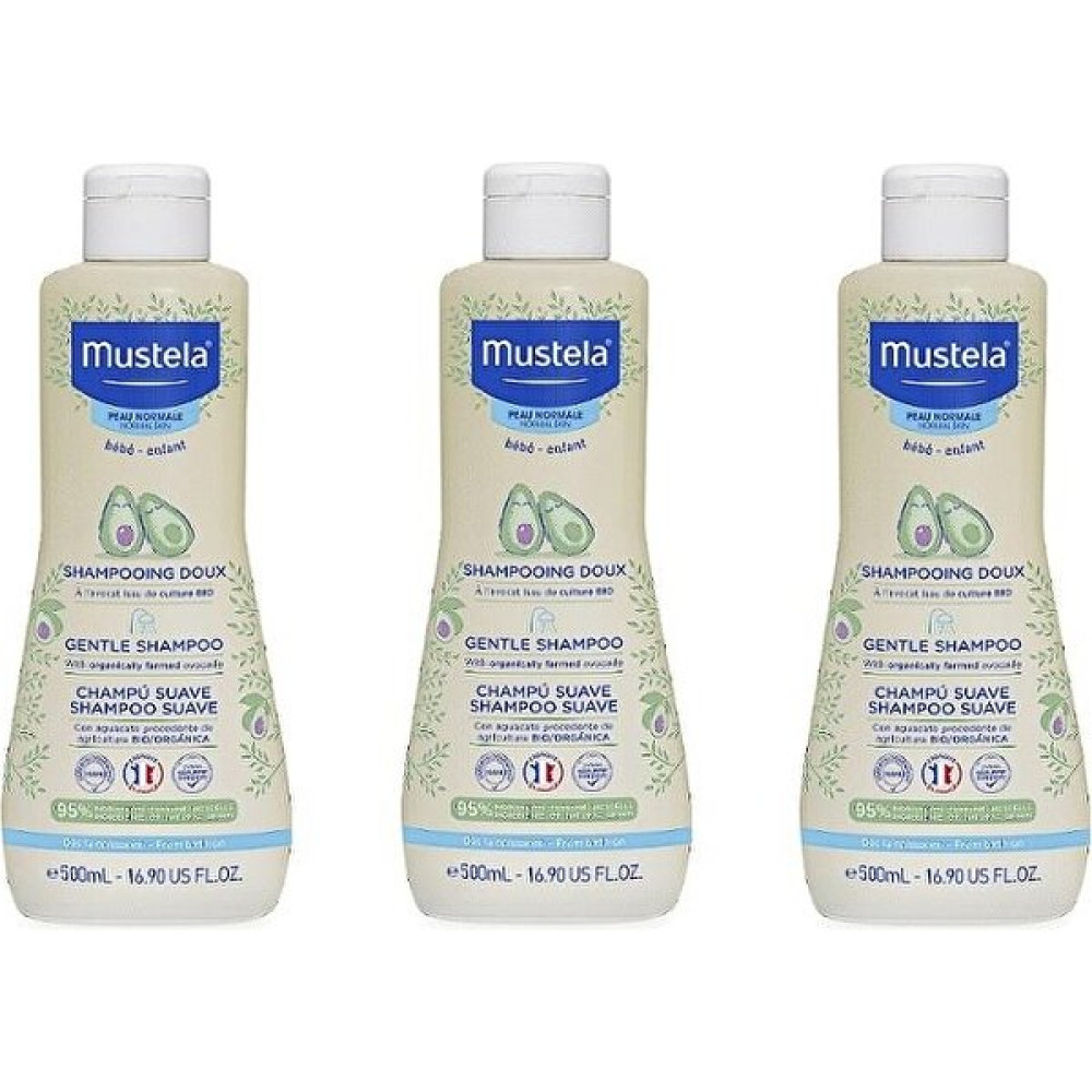 Mustela Gentle Shampoo Bebek Şampuanı 500 ml * 3 Adet Bebek Şampuanı Fiyatı