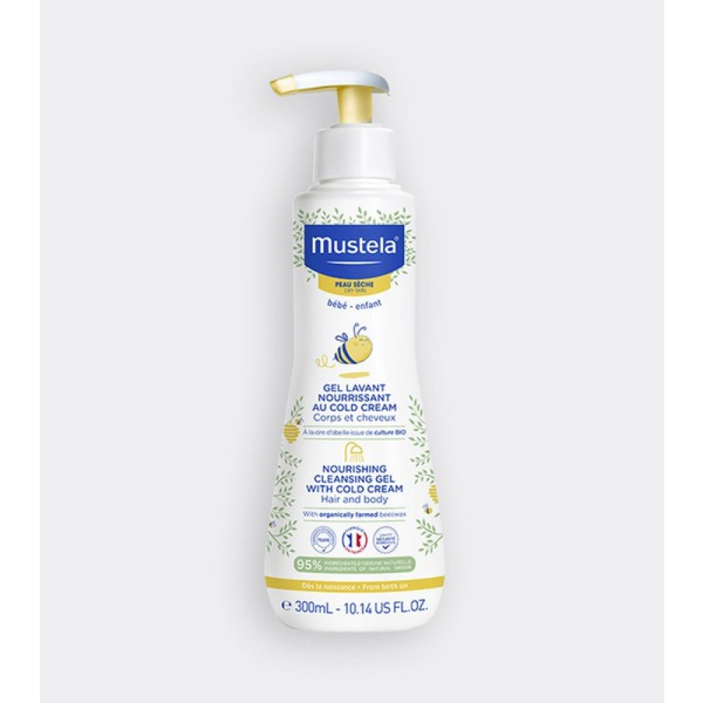 Mustela Nourishing Gel With Cold Cream Temizleme Jeli 300 ml Bebek Şampuanı Fiyatı