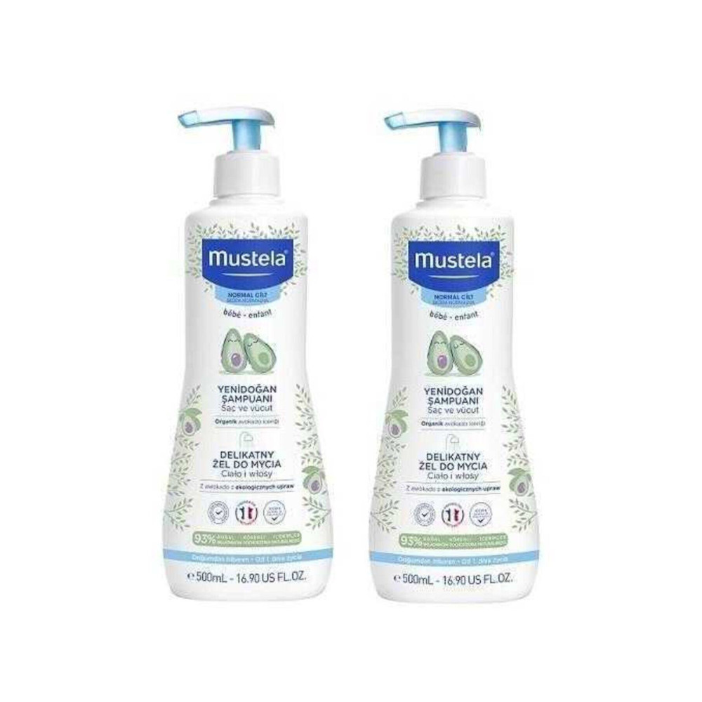 Mustela Saç & Vücut Şampuan 500 Ml | 2 Adet Set Bebek Şampuanı Fiyatı