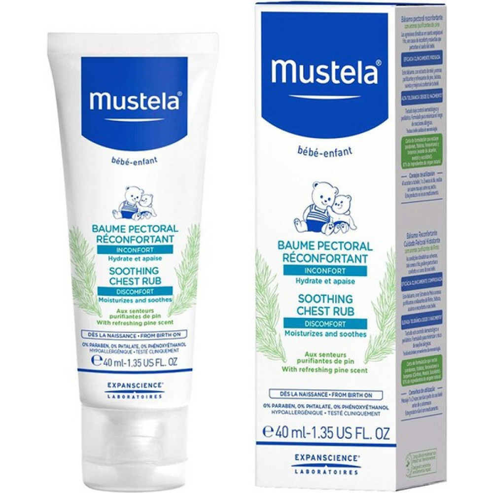 Mustela Soothing Chest Rub (Rahatlatıcı Göğüs Balsamı) 40 ml - Bej Oto Boyaları Fiyatı