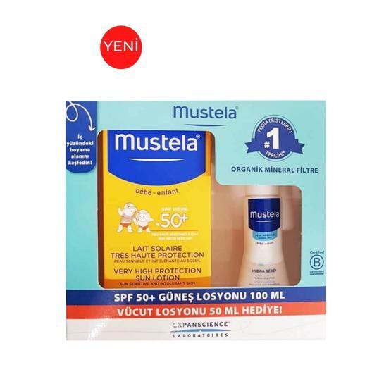 Mustela SPF50 100 ml Bebek ve Çocuklar İçin Güneşten Koruyucu Losyon
