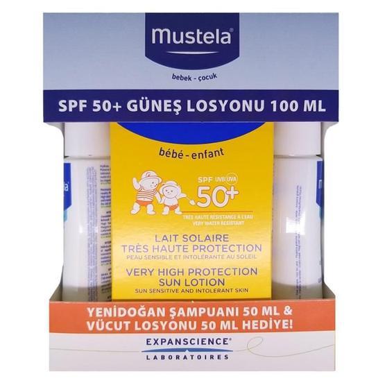 Mustela SPF50 100 ml Bebek ve Çocuklar İçin Güneşten Koruyucu Losyon