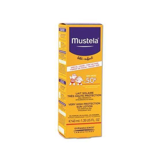 Mustela SPF50 40 ml Bebek ve Çocuklar İçin Güneş Koruyucu Losyon
