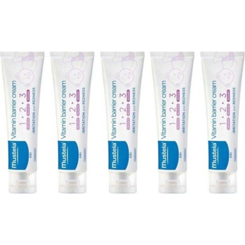 Mustela Vitamin Barrier 1.2.3 Pişik Kremi 50 ml 5 Kutu Pişik Önleyici Krem Fiyatı