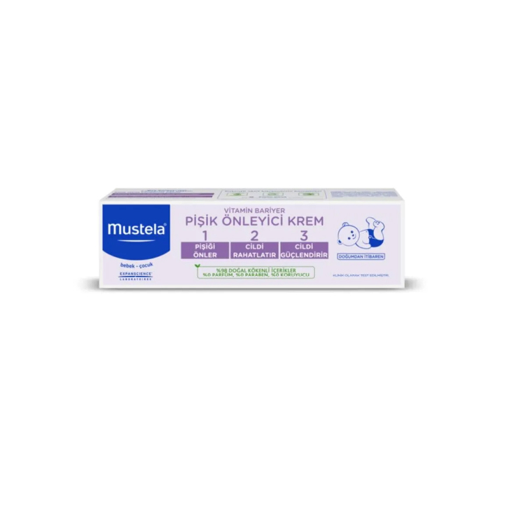 Mustela Vitamin Barrier Cream 1.2.3 Pişik Kremi 100 ml Bebek Vücut Kremi Fiyatı