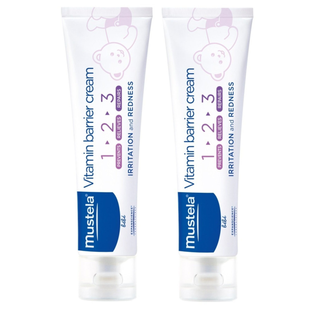 Mustela Vitamin Barrier Cream 1.2.3 Pişik Kremi 100 Ml 2 Adet Bebek Vücut Kremi Fiyatı