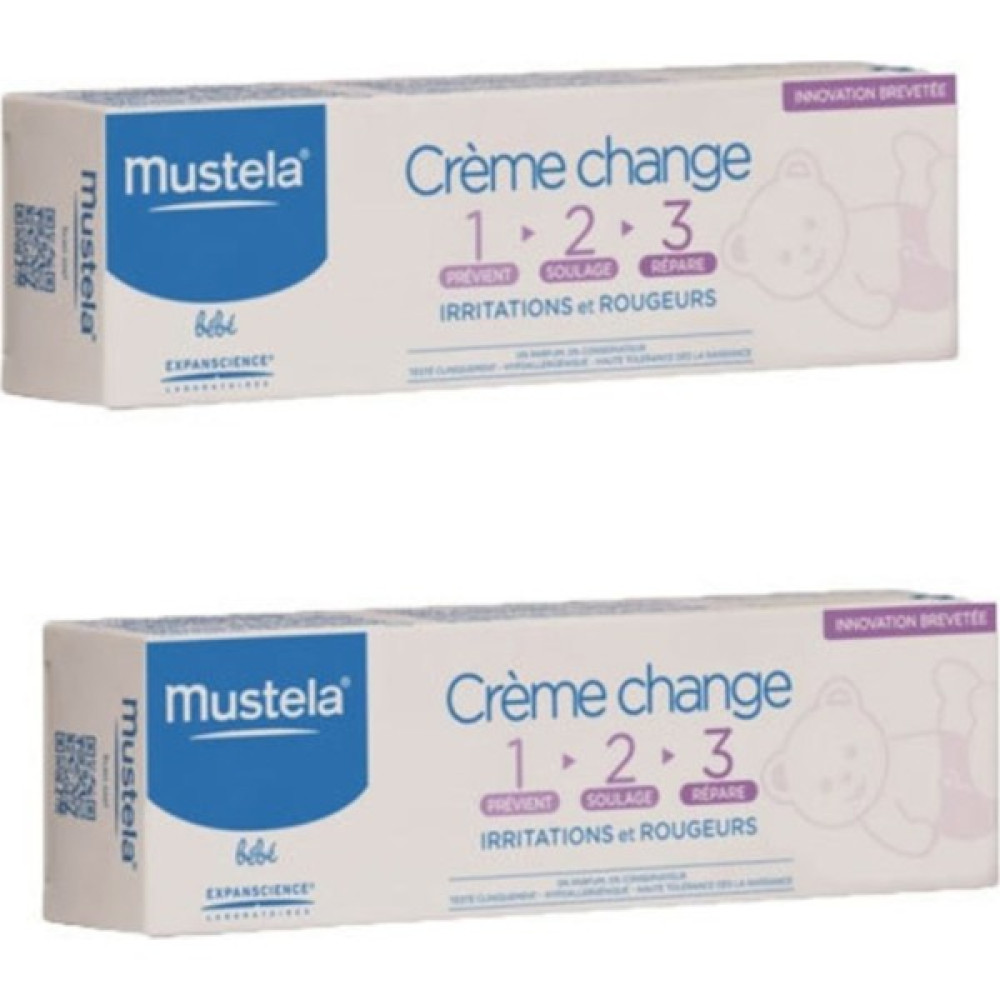 Mustela Vitamin Barrier Cream Tube 100 ml 2 Adet - Şeffaf Pişik Önleyici Krem Fiyatı