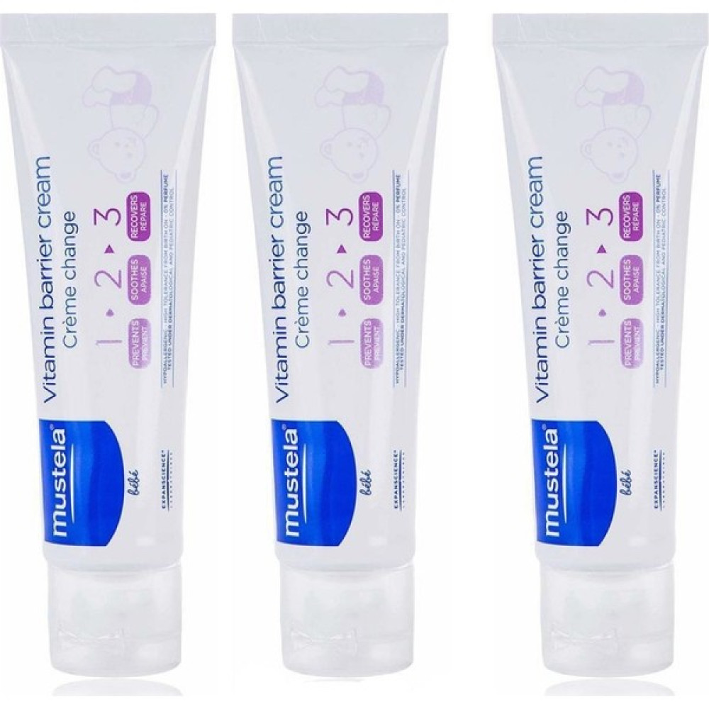 Mustela Vitamin Barrier Pişik Önleyici Krem 100 ml - 3 Adet Pişik Önleyici Krem Fiyatı