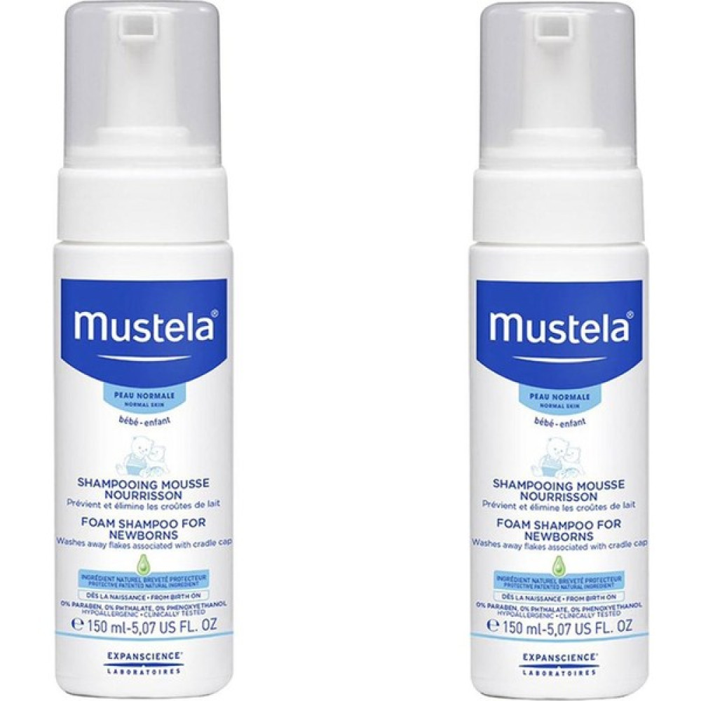 Mustela Yenidoğan Köpük Şampuanı 150ML X2 Adet Bebek Şampuanı Fiyatı
