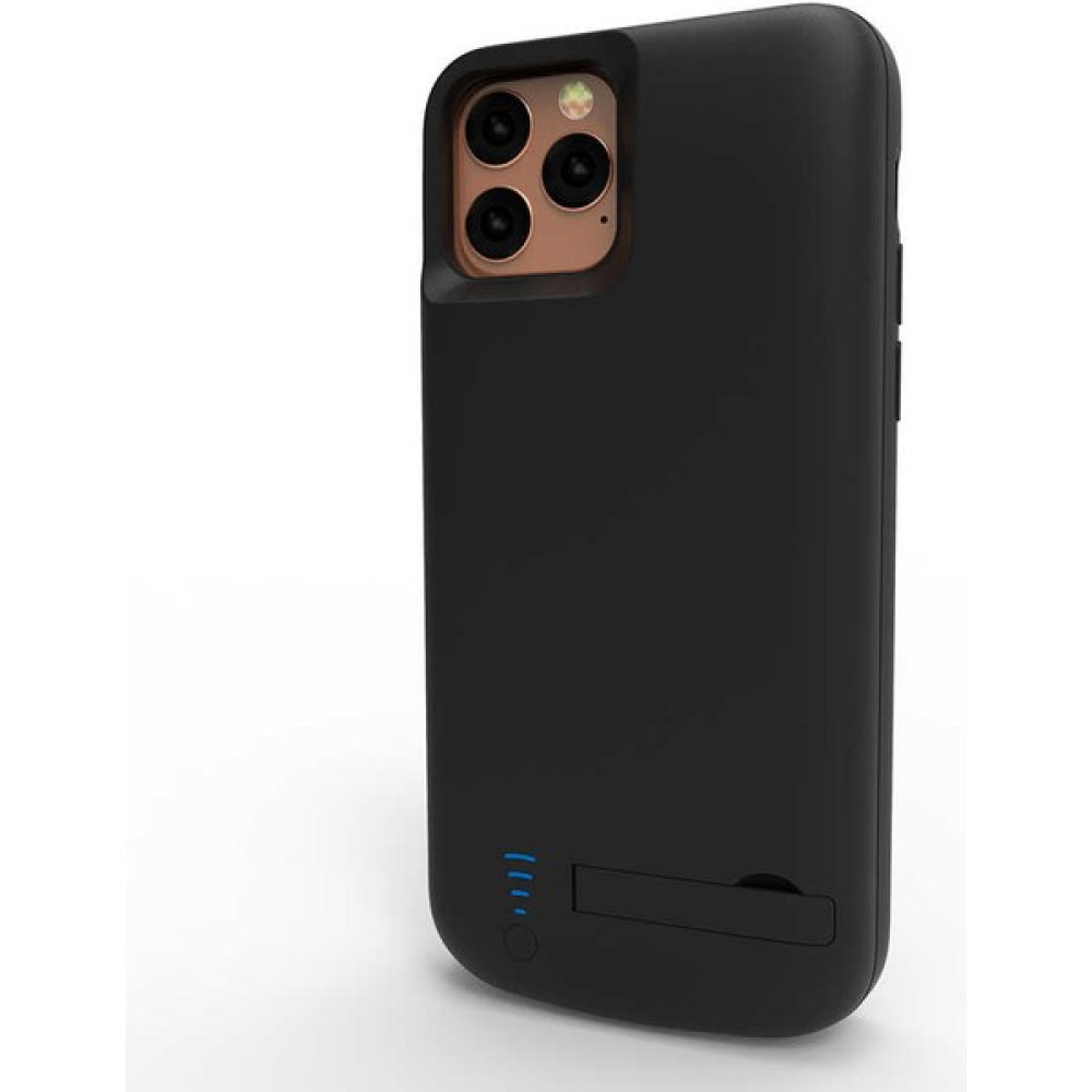 Mutaks Apple iPhone 11 Pro Standlı LED Göstergeli Şarjlı Uyumlu Kılıf 5000MAH - Siyah Cep Telefonu Kılıfı Fiyatı