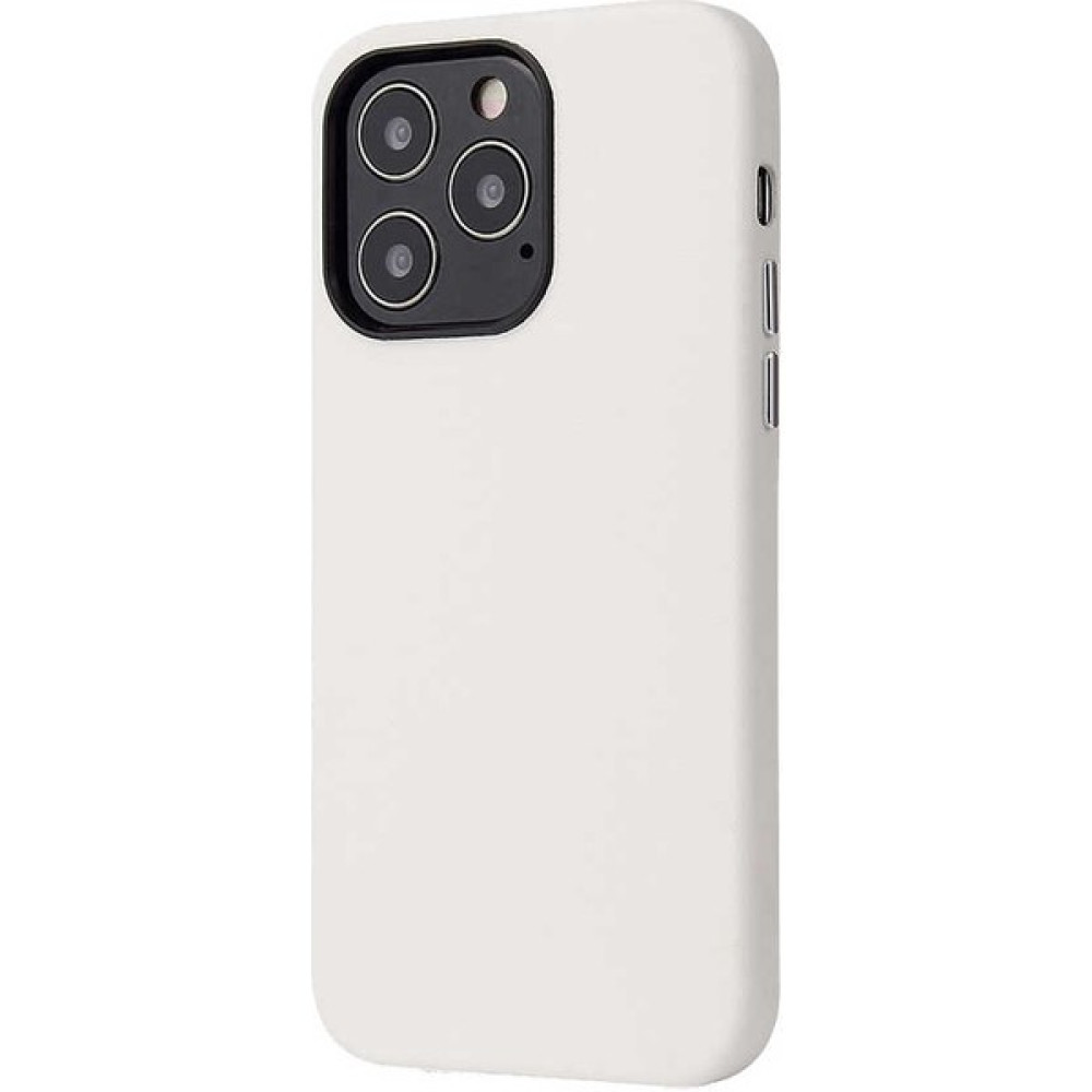 Mutaks Apple iPhone 13 Pro Uyumlu Kılıf Içi Kadife Deri Kaplama Eyzi Kapak - Beyaz Cep Telefonu Kılıfı Fiyatı