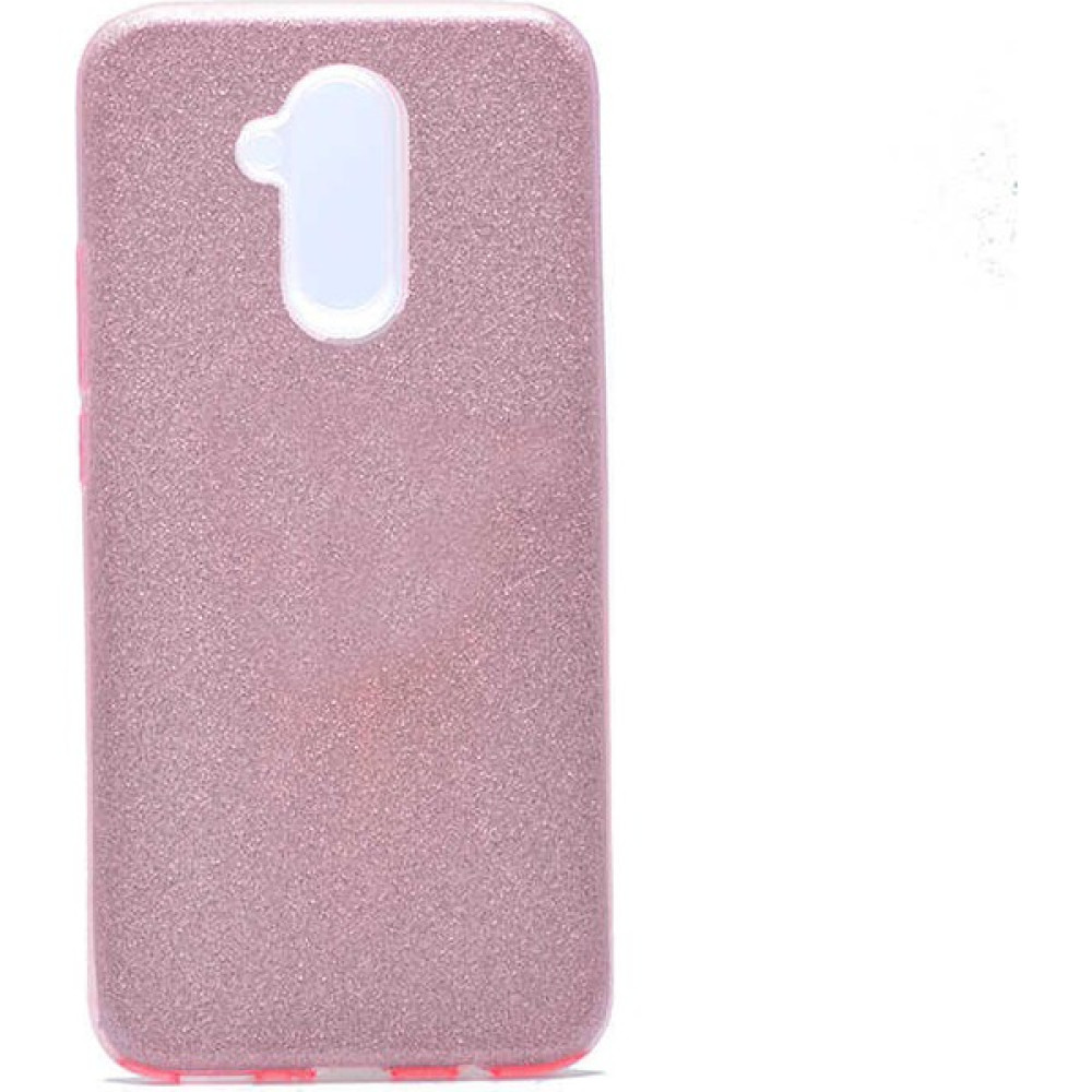 Mutaks Huawei Mate 20 Lite Uyumlu Kılıf Simli Parlak Shining Silikon - Rose Gold Cep Telefonu Kılıfı Fiyatı