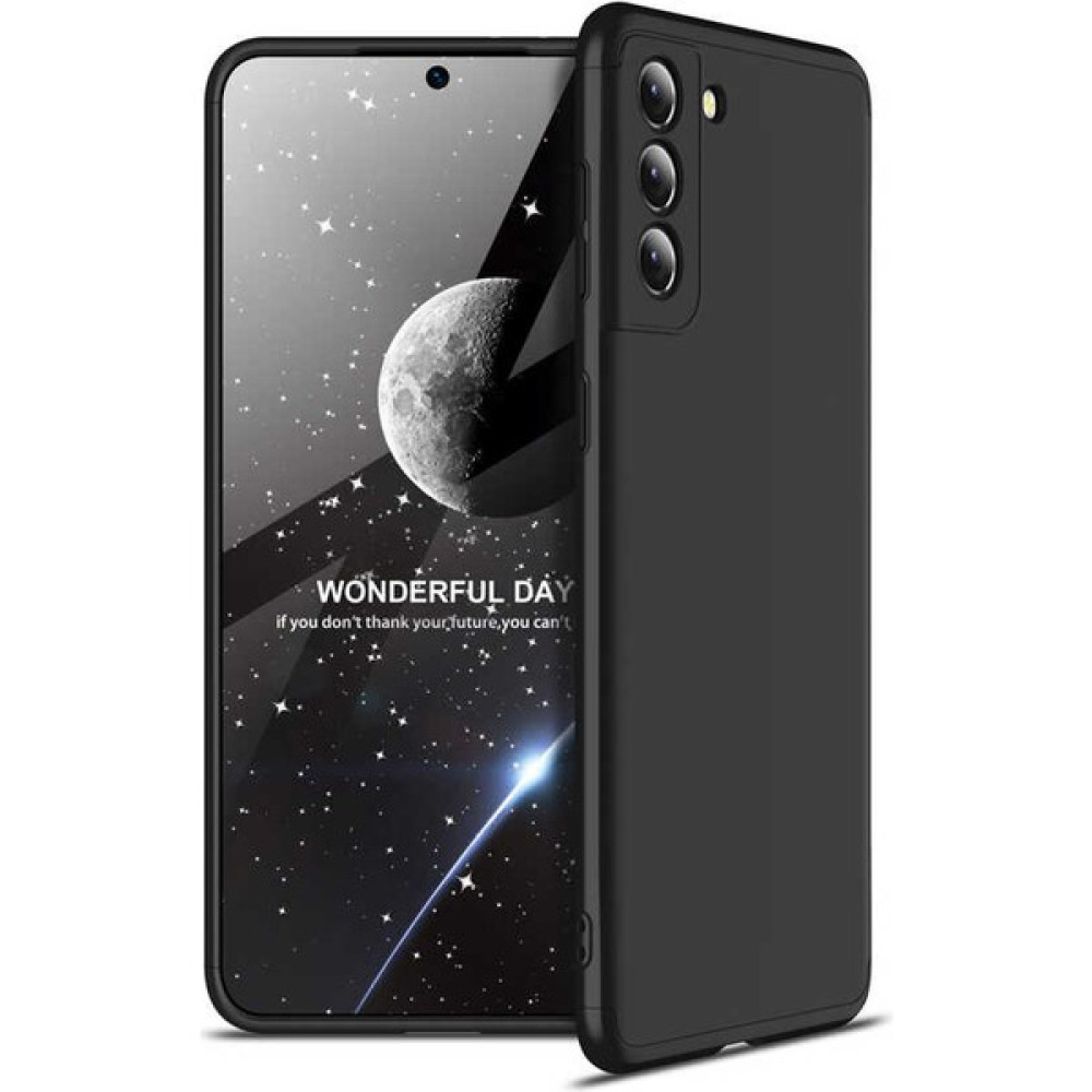 Mutaks Samsung Galaxy S21 Uyumlu Kılıf 3 Parçalı Sert Ays Kapak - Siyah Cep Telefonu Kılıfı Fiyatı