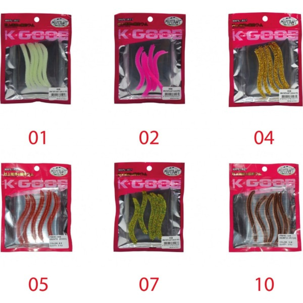 Mutant 3506 Spin Forte 7.5cm Aromalı Lrf Silikon Suni Yem 5'li Set - 10 Oto Boyaları Fiyatı