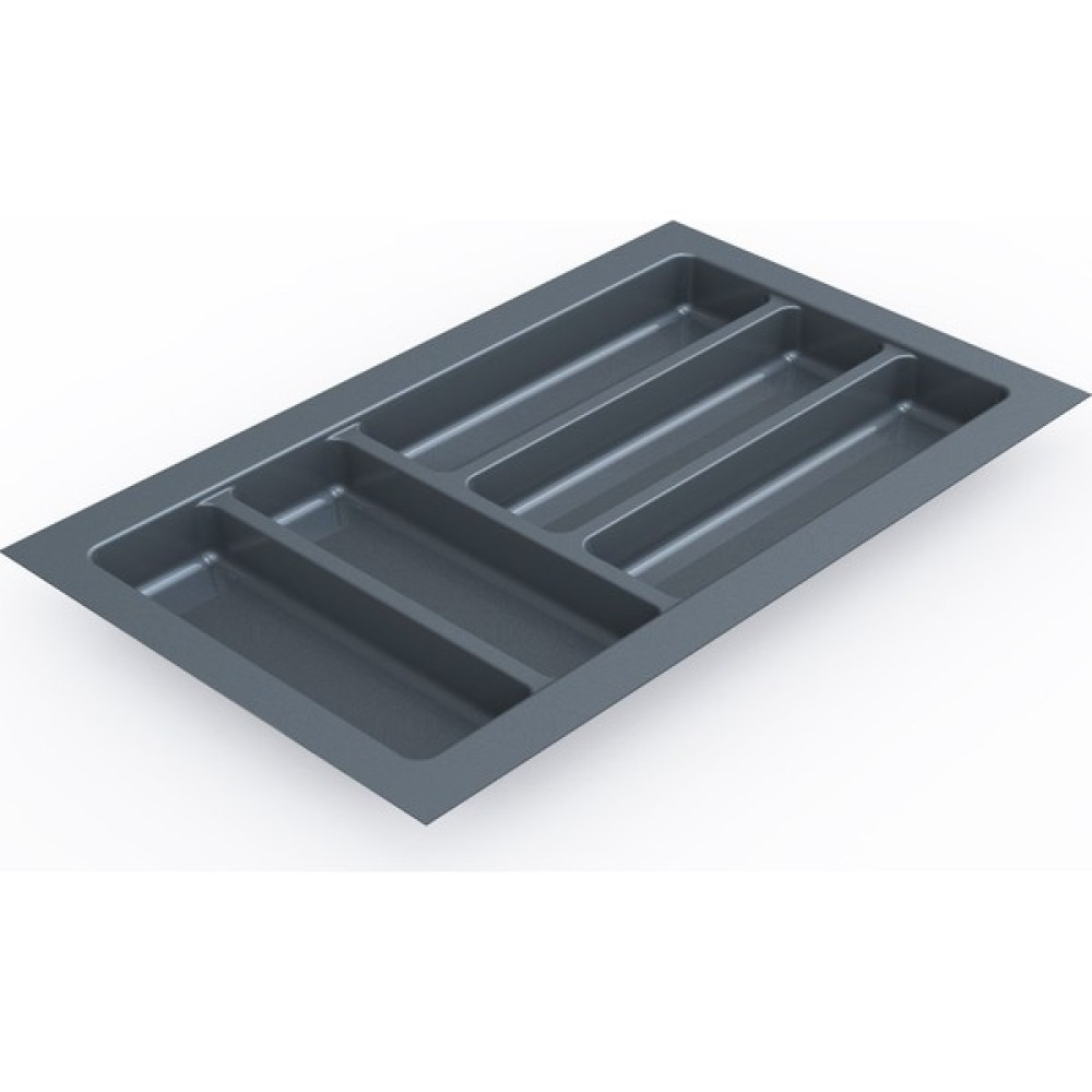Mutfak Çekmece Içi Kaşıklık 29CM x 48CM (Yanlar ve Boydan 4cm Kesilebilir) Antrasit Gri - 1 Adet Pratik Mutfak Gereçleri Fiyatı