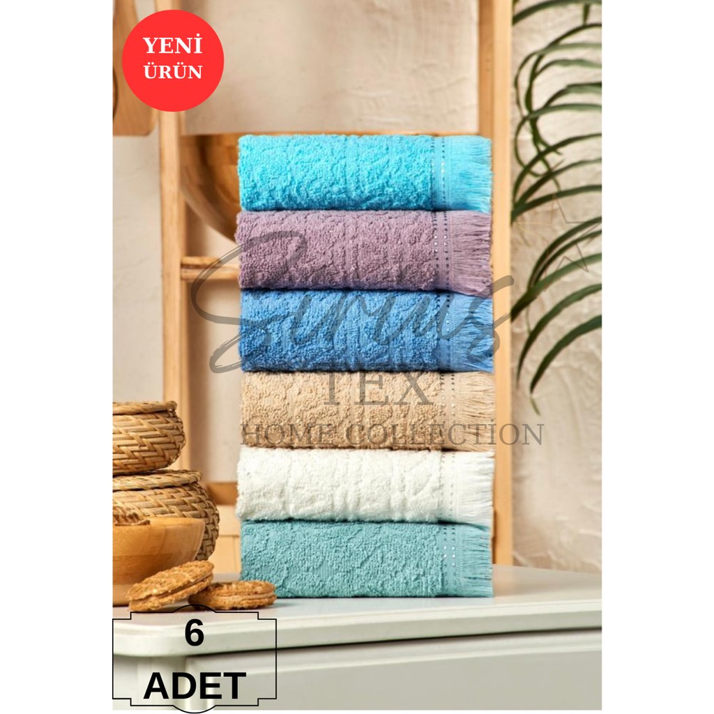 Mutfak Havlusu | Kurulama Bezi | El Havlusu 6 ADET 30X50CM - 30 x 50 cm - Renkli El / Yüz Havlusu Fiyatı