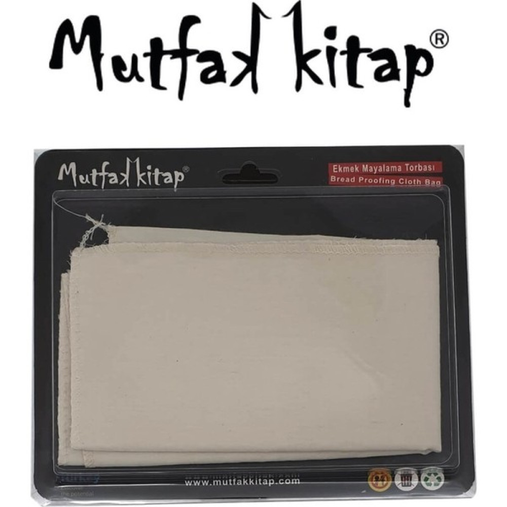 Mutfak Kitap Ekmek Mayalama Torbası 35x40 CM - Pamuk- Krem - 1 Adet Saklama Kapları Fiyatı