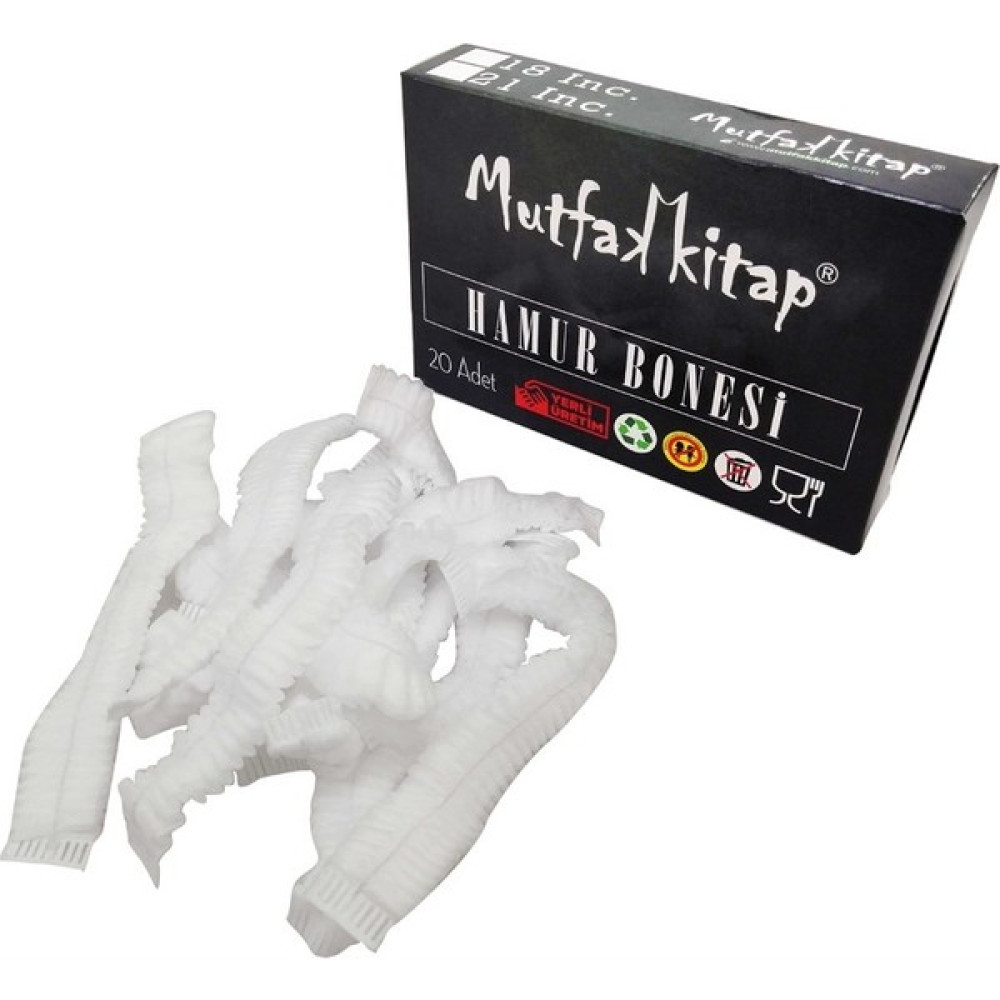 Mutfak Kitap Hamur Bonesi 20li Paket 21 İNÇ- Beyaz - 1 Adet Saklama Kapları Fiyatı